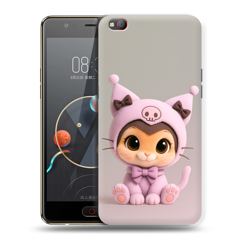 Пластиковый чехол на ZTE Nubia M2 Lite с принтом Куроми Kuromi Пластиковый чехол на ZTE Nubia M2 Lite с принтом Куроми Kuromi