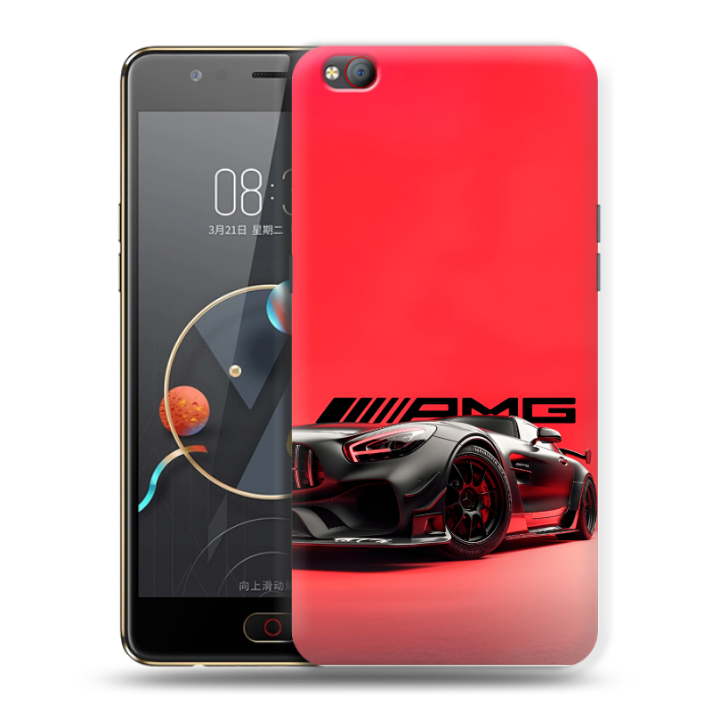 Пластиковый чехол на ZTE Nubia M2 Lite с принтом Мерседес Mercedes AMG Пластиковый чехол на ZTE Nubia M2 Lite с принтом Мерседес Mercedes AMG