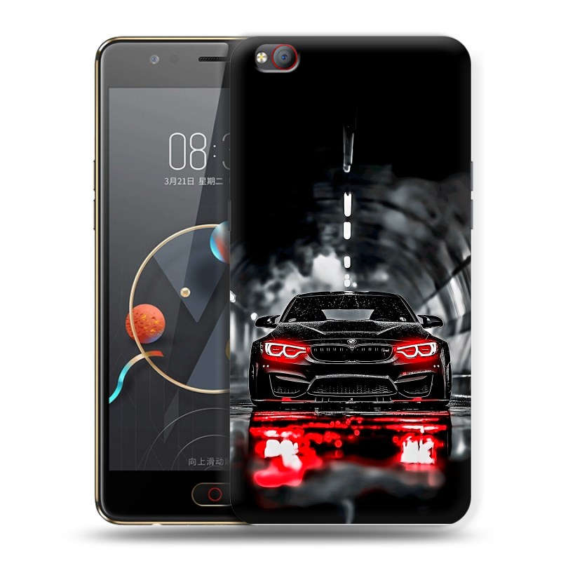 Пластиковый чехол на ZTE Nubia M2 Lite с принтом BMW БМВ Пластиковый чехол на ZTE Nubia M2 Lite с принтом BMW БМВ