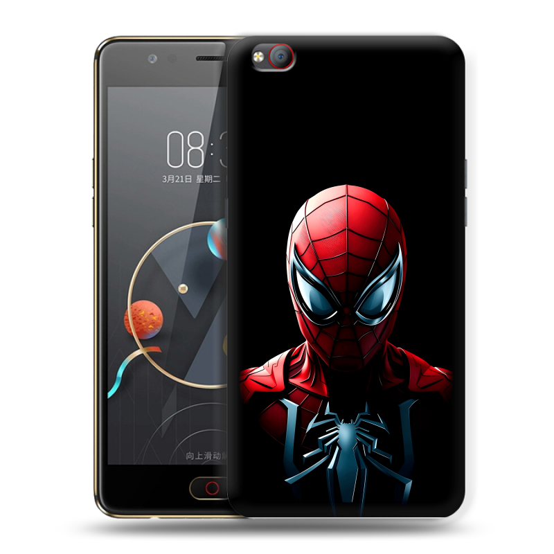 Пластиковый чехол на ZTE Nubia M2 Lite с принтом Spiderman Человек паук Пластиковый чехол на ZTE Nubia M2 Lite с принтом Spiderman Человек паук