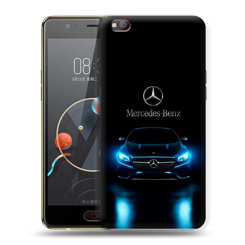 Пластиковый чехол на ZTE Nubia M2 Lite с принтом Mercedes Мерседес Пластиковый чехол на ZTE Nubia M2 Lite с принтом Mercedes Мерседес