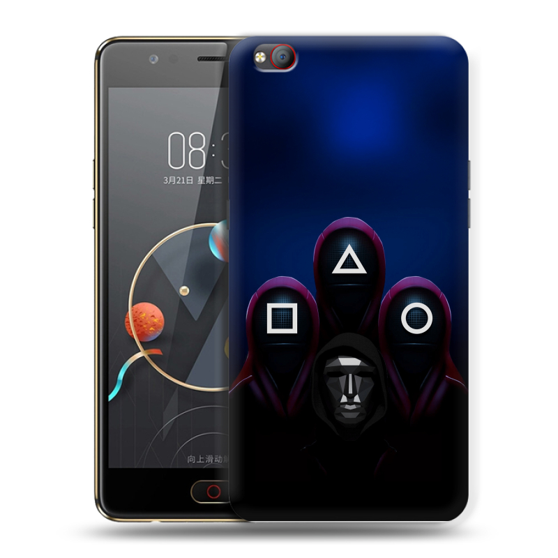 Пластиковый чехол на ZTE Nubia M2 Lite с принтом Игра Кальмара Пластиковый чехол на ZTE Nubia M2 Lite с принтом Игра Кальмара