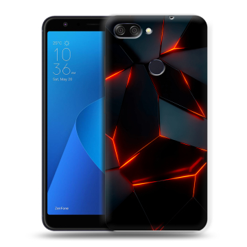 Пластиковый чехол на ASUS ZenFone Max Plus M1 с принтом Яркие абстракции Пластиковый чехол на ASUS ZenFone Max Plus M1 с принтом Яркие абстракции