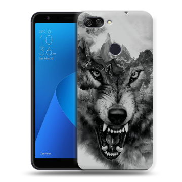 Пластиковый чехол на ASUS ZenFone Max Plus M1 с принтом Волк Пластиковый чехол на ASUS ZenFone Max Plus M1 с принтом Волк