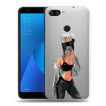 Пластиковый чехол на ASUS ZenFone Max Plus M1 с принтом Женские принты Пластиковый чехол на ASUS ZenFone Max Plus M1 с принтом Женские принты