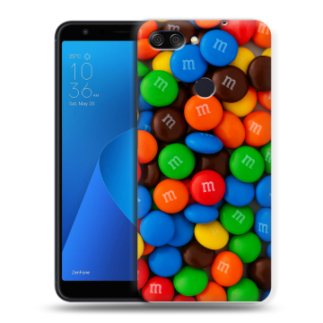 Пластиковый чехол на ASUS ZenFone Max Plus M1 с принтом Конфеты Пластиковый чехол на ASUS ZenFone Max Plus M1 с принтом Конфеты
