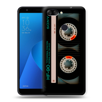 Пластиковый чехол на ASUS ZenFone Max Plus M1 с принтом Кассета Пластиковый чехол на ASUS ZenFone Max Plus M1 с принтом Кассета