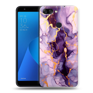 Пластиковый чехол на ASUS ZenFone Max Plus M1 с принтом Мрамор Пластиковый чехол на ASUS ZenFone Max Plus M1 с принтом Мрамор