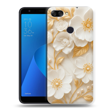 Пластиковый чехол на ASUS ZenFone Max Plus M1 с принтом Цветы Пластиковый чехол на ASUS ZenFone Max Plus M1 с принтом Цветы