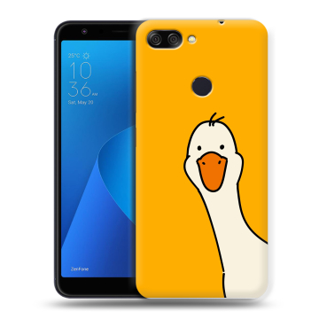 Пластиковый чехол на ASUS ZenFone Max Plus M1 с принтом Утка Пластиковый чехол на ASUS ZenFone Max Plus M1 с принтом Утка