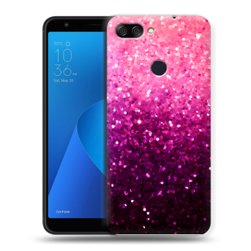 Пластиковый чехол на ASUS ZenFone Max Plus M1 с принтом Блестки Пластиковый чехол на ASUS ZenFone Max Plus M1 с принтом Блестки