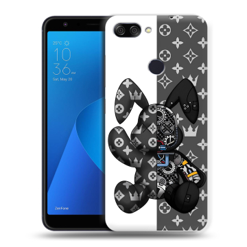 Пластиковый чехол на ASUS ZenFone Max Plus M1 с принтом Луи робот Пластиковый чехол на ASUS ZenFone Max Plus M1 с принтом Луи робот