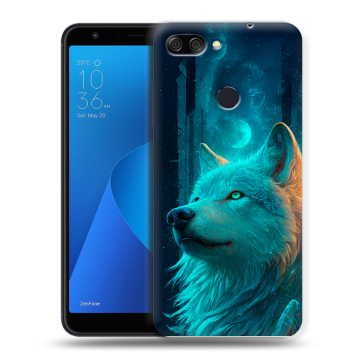 Пластиковый чехол на ASUS ZenFone Max Plus M1 с принтом бабочки саккура Пластиковый чехол на ASUS ZenFone Max Plus M1 с принтом бабочки саккура