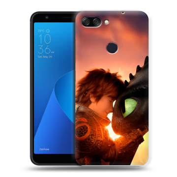 Пластиковый чехол на ASUS ZenFone Max Plus M1 с принтом Как приручить дракона Пластиковый чехол на ASUS ZenFone Max Plus M1 с принтом Как приручить дракона