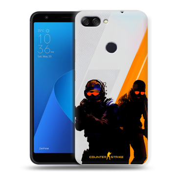 Пластиковый чехол на ASUS ZenFone Max Plus M1 с принтом Контер страйк Counter strike Пластиковый чехол на ASUS ZenFone Max Plus M1 с принтом Контер страйк Counter strike
