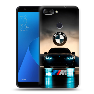 Пластиковый чехол на ASUS ZenFone Max Plus M1 с принтом БМВ BMW Пластиковый чехол на ASUS ZenFone Max Plus M1 с принтом БМВ BMW