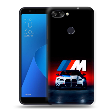 Пластиковый чехол на ASUS ZenFone Max Plus M1 с принтом БМВ BMW Пластиковый чехол на ASUS ZenFone Max Plus M1 с принтом БМВ BMW