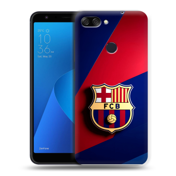 Пластиковый чехол на ASUS ZenFone Max Plus M1 с принтом Барселона Barcelona Пластиковый чехол на ASUS ZenFone Max Plus M1 с принтом Барселона Barcelona