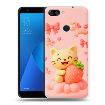 Пластиковый чехол на ASUS ZenFone Max Plus M1 с принтом для девочек