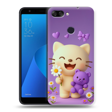Пластиковый чехол на ASUS ZenFone Max Plus M1 с принтом для девочек
