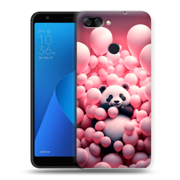 Пластиковый чехол на ASUS ZenFone Max Plus M1 с принтом Панда Пластиковый чехол на ASUS ZenFone Max Plus M1 с принтом Панда