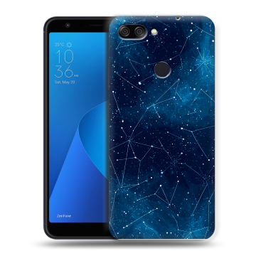 Пластиковый чехол на ASUS ZenFone Max Plus M1 с принтом Космос звезды