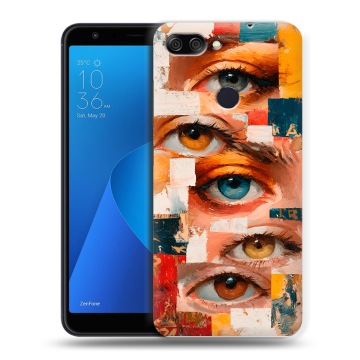 Пластиковый чехол на ASUS ZenFone Max Plus M1 с принтом Модный принт