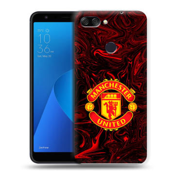 Пластиковый чехол на ASUS ZenFone Max Plus M1 с принтом Manchester United Пластиковый чехол на ASUS ZenFone Max Plus M1 с принтом Manchester United