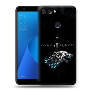 Пластиковый чехол на ASUS ZenFone Max Plus M1 с принтом Игра Престолов Game Thrones