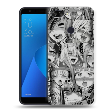 Пластиковый чехол на ASUS ZenFone Max Plus M1 с принтом Ahegao Ахегао Аниме Пластиковый чехол на ASUS ZenFone Max Plus M1 с принтом Ahegao Ахегао Аниме