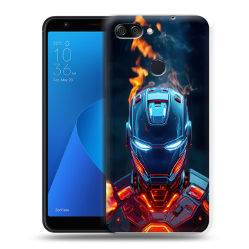 Пластиковый чехол на ASUS ZenFone Max Plus M1 с принтом IronMan Железный человек Пластиковый чехол на ASUS ZenFone Max Plus M1 с принтом IronMan Железный человек
