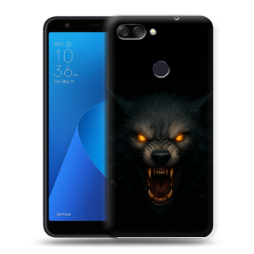 Пластиковый чехол на ASUS ZenFone Max Plus M1 с принтом Волк Пластиковый чехол на ASUS ZenFone Max Plus M1 с принтом Волк