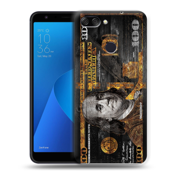 Пластиковый чехол на ASUS ZenFone Max Plus M1 с принтом Доллар деньги