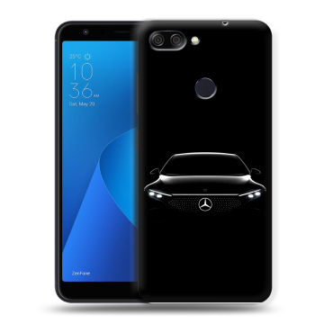 Пластиковый чехол на ASUS ZenFone Max Plus M1 с принтом Mercedes Мерседес Пластиковый чехол на ASUS ZenFone Max Plus M1 с принтом Mercedes Мерседес