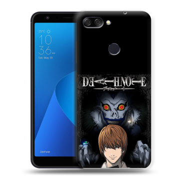 Пластиковый чехол на ASUS ZenFone Max Plus M1 с принтом Death note Тетрадь смерти Пластиковый чехол на ASUS ZenFone Max Plus M1 с принтом Death note Тетрадь смерти