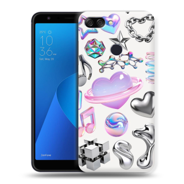 Пластиковый чехол на ASUS ZenFone Max Plus M1 с принтом Y2K