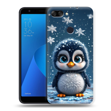 Пластиковый чехол на ASUS ZenFone Max Plus M1 с принтом Новый год Пластиковый чехол на ASUS ZenFone Max Plus M1 с принтом Новый год