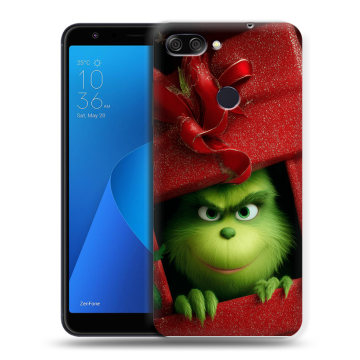 Пластиковый чехол на ASUS ZenFone Max Plus M1 с принтом Новый год Пластиковый чехол на ASUS ZenFone Max Plus M1 с принтом Новый год