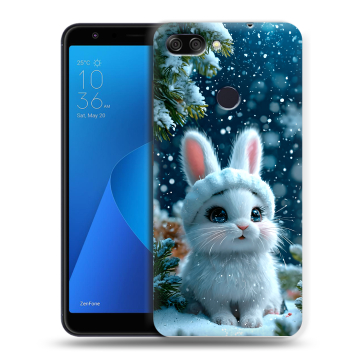 Пластиковый чехол на ASUS ZenFone Max Plus M1 с принтом Новый год Пластиковый чехол на ASUS ZenFone Max Plus M1 с принтом Новый год