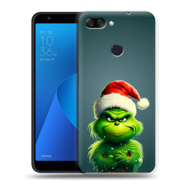 Пластиковый чехол на ASUS ZenFone Max Plus M1 с принтом Новый год Пластиковый чехол на ASUS ZenFone Max Plus M1 с принтом Новый год