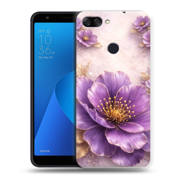 Пластиковый чехол на ASUS ZenFone Max Plus M1 с принтом женский