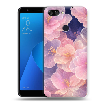 Пластиковый чехол на ASUS ZenFone Max Plus M1 с принтом женский Пластиковый чехол на ASUS ZenFone Max Plus M1 с принтом женский