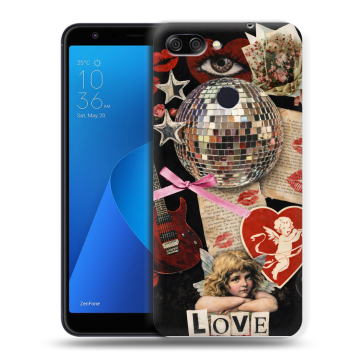 Пластиковый чехол на ASUS ZenFone Max Plus M1 с принтом для девочек Пластиковый чехол на ASUS ZenFone Max Plus M1 с принтом для девочек