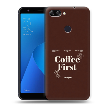 Пластиковый чехол на ASUS ZenFone Max Plus M1 с принтом женский