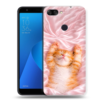 Пластиковый чехол на ASUS ZenFone Max Plus M1 с принтом женский