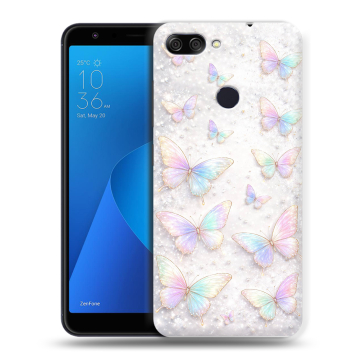 Пластиковый чехол на ASUS ZenFone Max Plus M1 с принтом женский