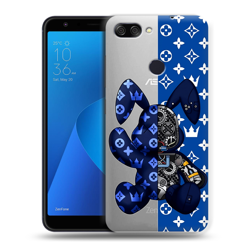 Пластиковый чехол на ASUS ZenFone Max Plus M1 с принтом Луи робот Пластиковый чехол на ASUS ZenFone Max Plus M1 с принтом Луи робот