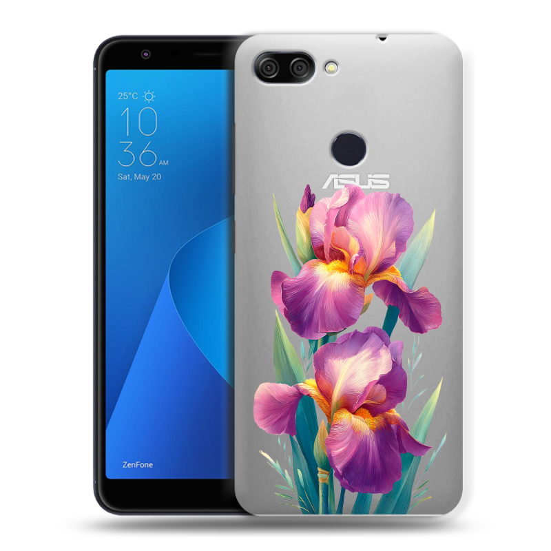 Пластиковый чехол на ASUS ZenFone Max Plus M1 с принтом Цветы орхидеи Пластиковый чехол на ASUS ZenFone Max Plus M1 с принтом Цветы орхидеи