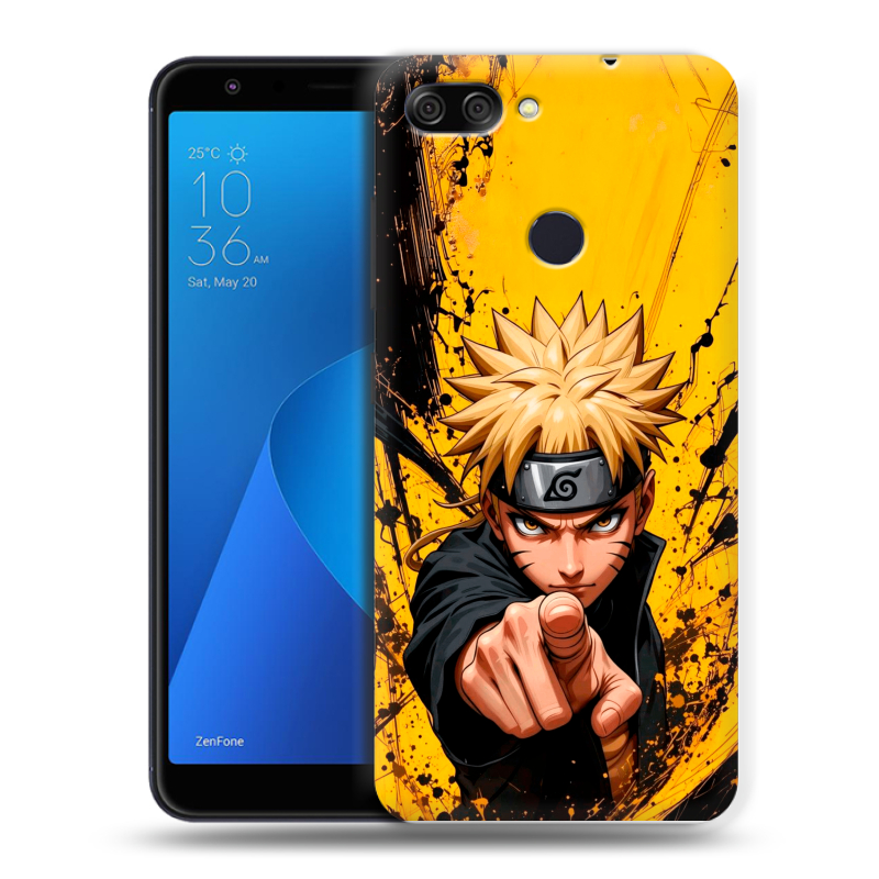 Пластиковый чехол на ASUS ZenFone Max Plus M1 с принтом Naruto Наруто Пластиковый чехол на ASUS ZenFone Max Plus M1 с принтом Naruto Наруто