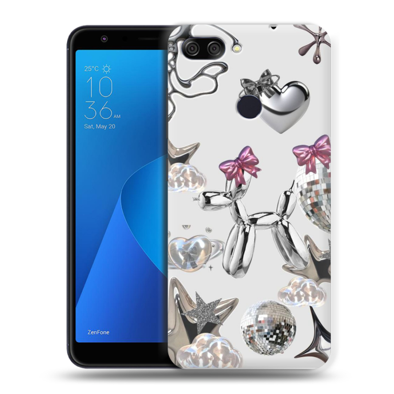 Пластиковый чехол на ASUS ZenFone Max Plus M1 с принтом Y2K Пластиковый чехол на ASUS ZenFone Max Plus M1 с принтом Y2K